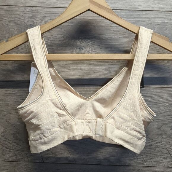 NWT Bali Comfort Fit Women's Wire-Free Bra Size Medium, beige - Picture 5 of 8
